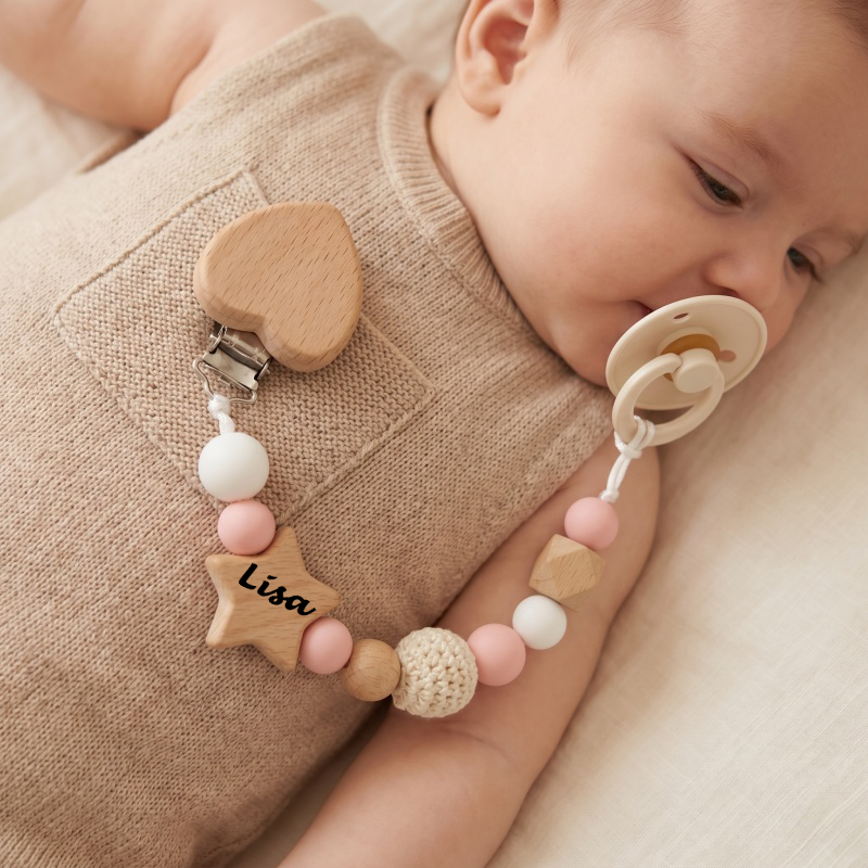 Baby Products Moisturizer - Personalized Baby Pacifier Clip Chain Custom