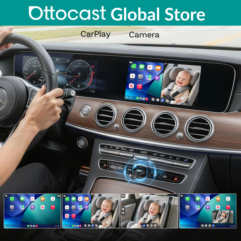 Wireless Baby Monitor - OTTOCAST Cabin Care Wireless CarPlay Adapter