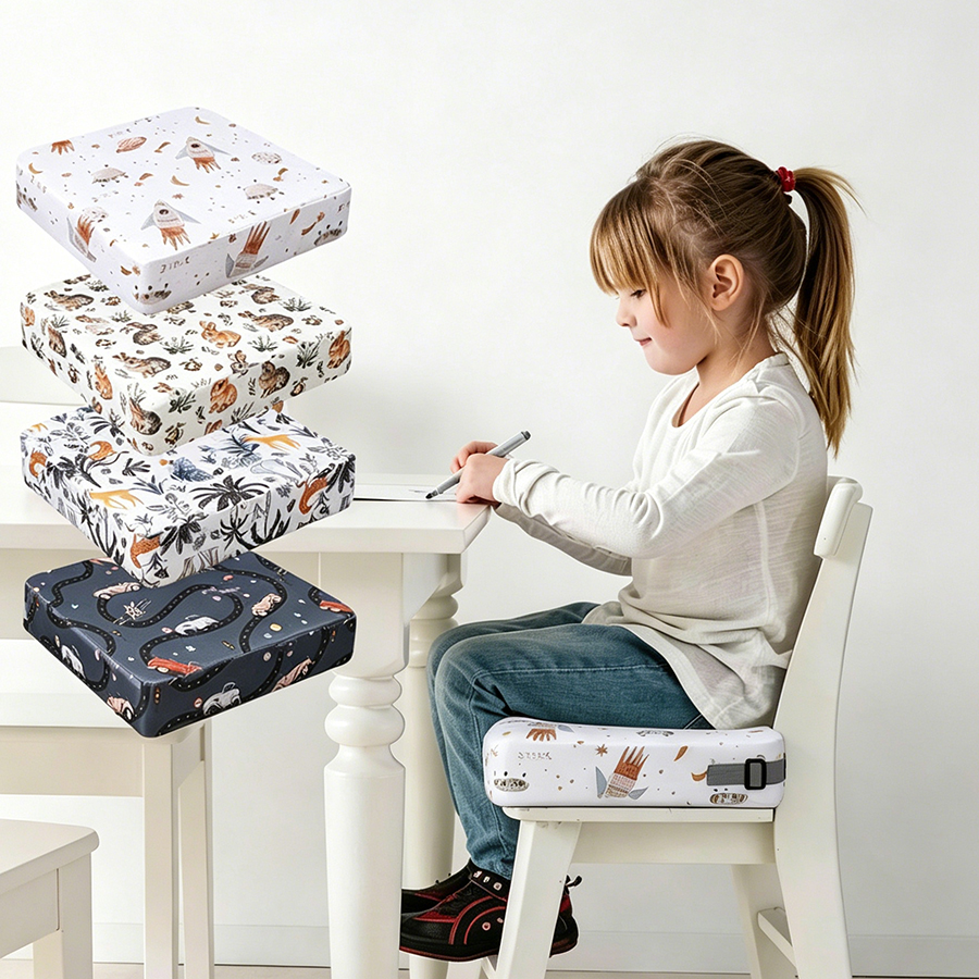 1Pc Portable Children's Booste - Baby High Chair Booster avaliação e preço