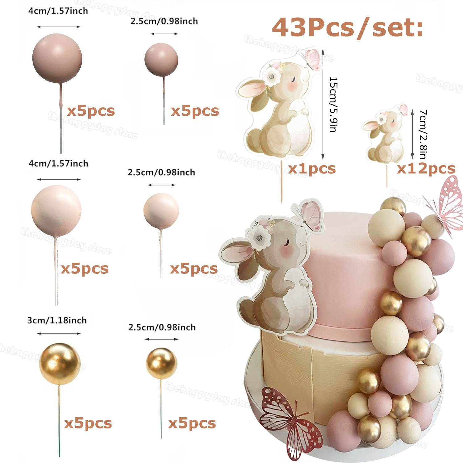 1Set Bunny Cream Gold Balls Ca - Baby Products Moisturizer avaliação e preço