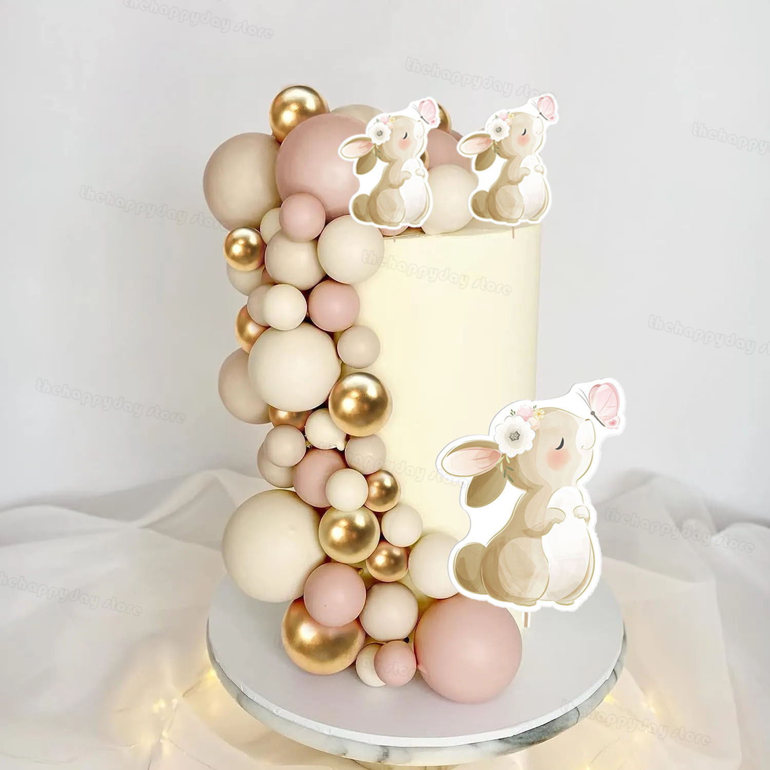 1Set Bunny Cream Gold Balls Ca - Baby Products Moisturizer avaliação e preço