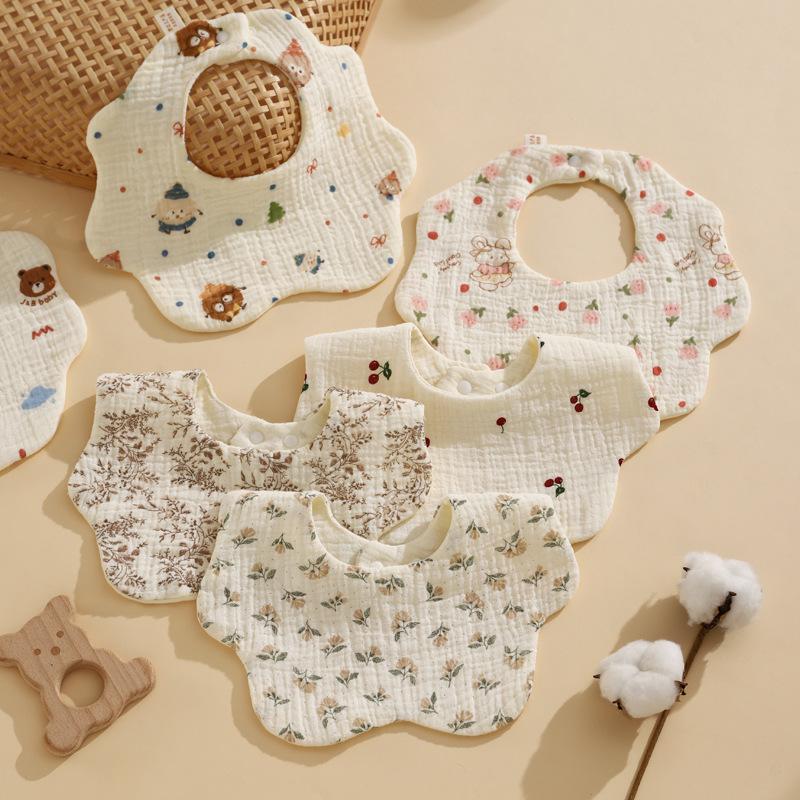 ✰✪1PC Baby Bibs Cotton Newborn - Baby Products Dropshipping avaliação e preço