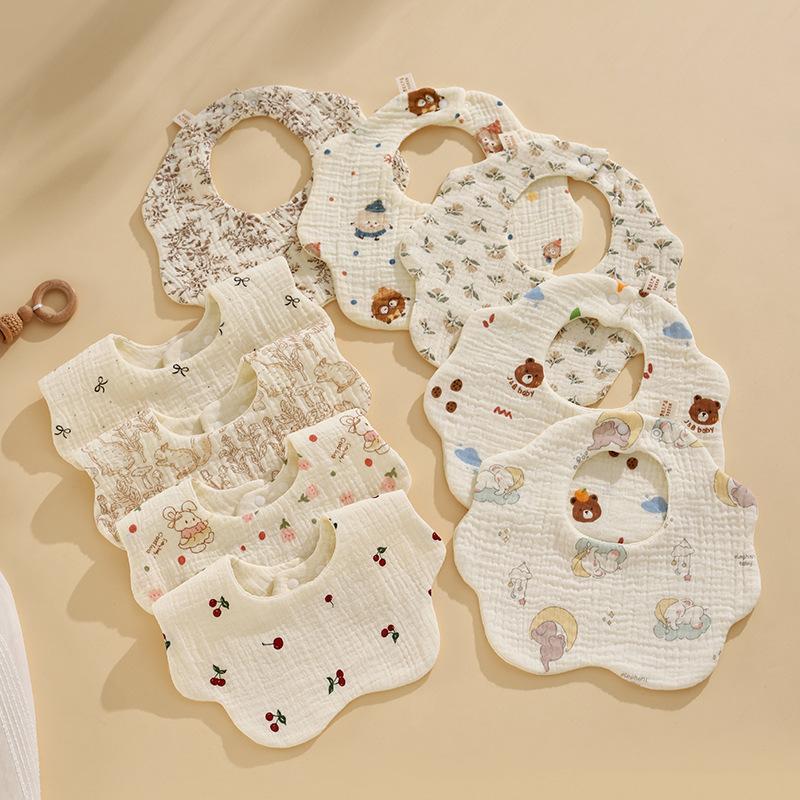 ✰✪1PC Baby Bibs Cotton Newborn - Baby Products Dropshipping avaliação e preço