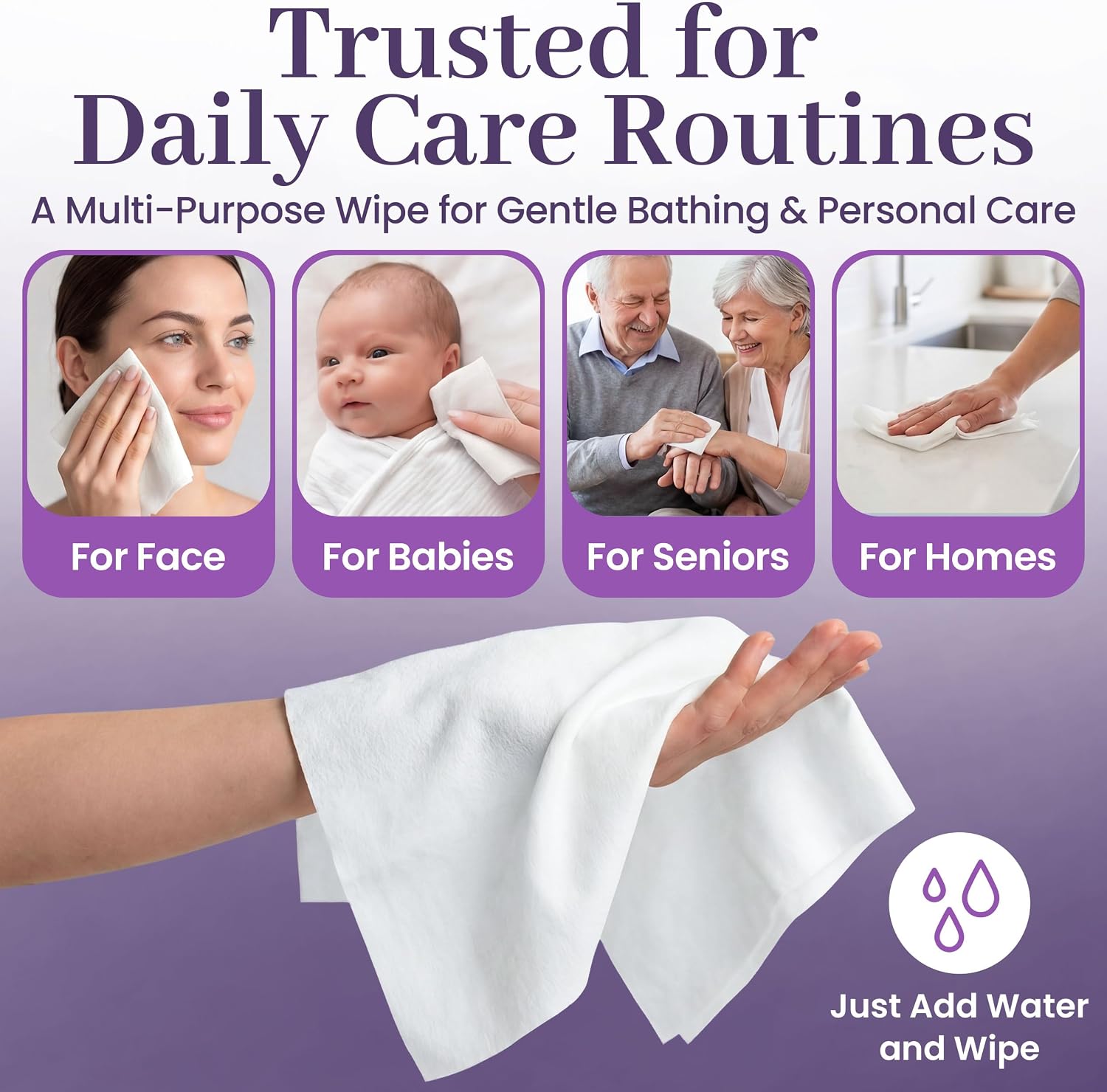 Disposable Dry Wipes 100 Pack  - Baby Products avaliação e preço