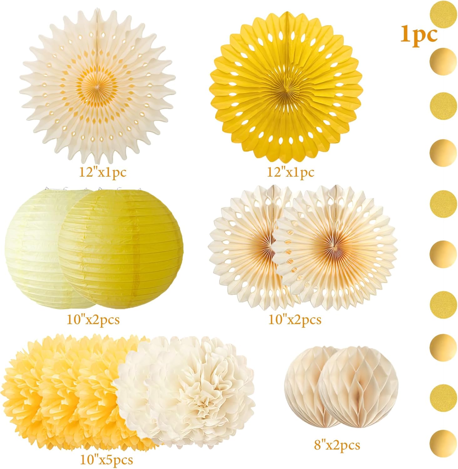 Yellow Party Decorations Yello - Baby Products Moisturizer avaliação e preço