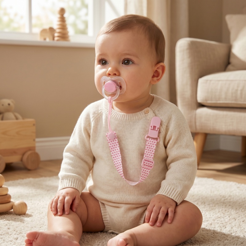 Fixed Button Baby Pacifier Cli - Baby Products Moisturizer avaliação e preço
