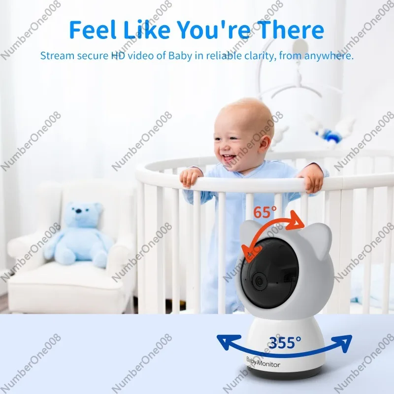 5 Inch 1080P Baby Monitor, Wir - Wireless Baby Monitor avaliação e preço