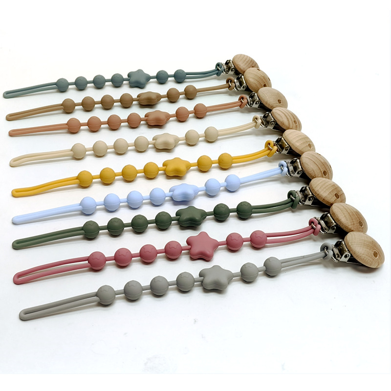 1/18pcs Teether Chain Baby Sil - Baby Products Moisturizer avaliação e preço