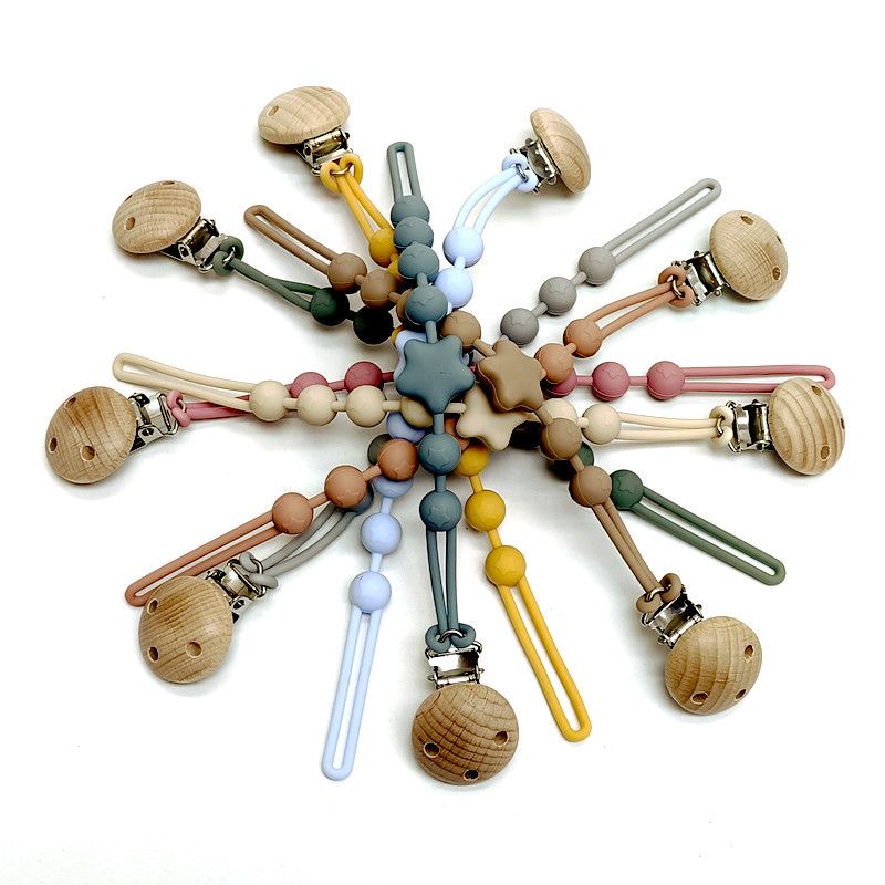 1/18pcs Teether Chain Baby Sil - Baby Products Moisturizer avaliação e preço