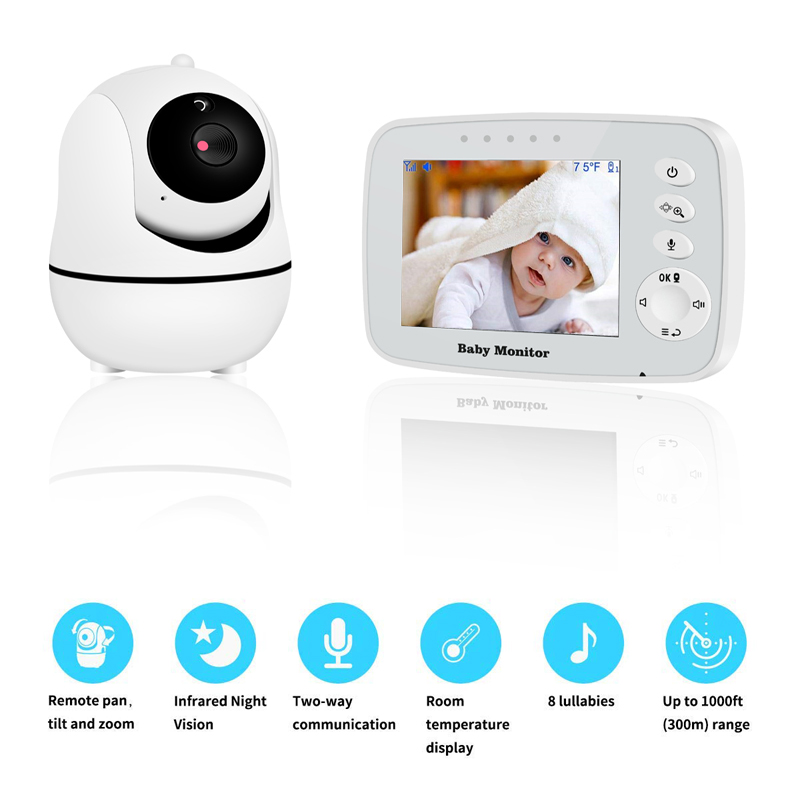 2.4Ghz Wireless PTZ Video Came - Wireless Baby Monitor avaliação e preço