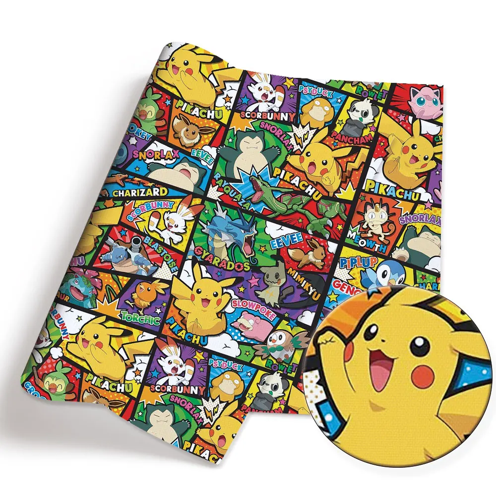 Pokemon Cartoon Fabric140*50cm - Baby Products Dropshipping avaliação e preço
