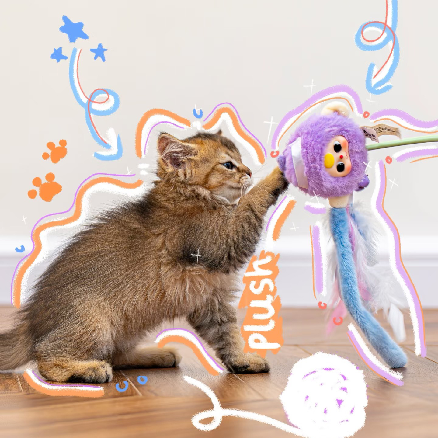 Genuine Baby Three Cat Teasing - Baby Products Pack avaliação e preço