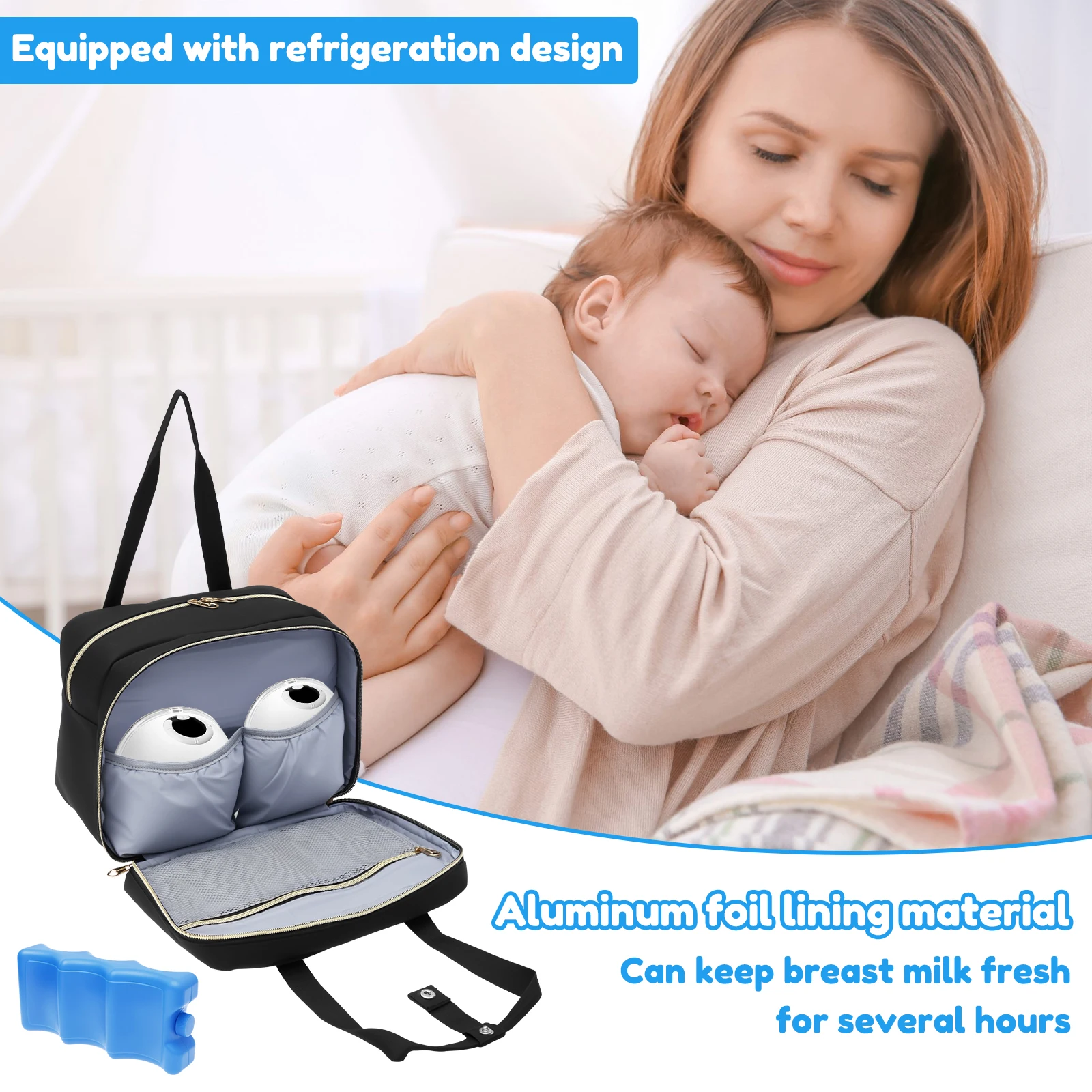 Breast Pump Storage Bag with I - Baby Products Pack avaliação e preço