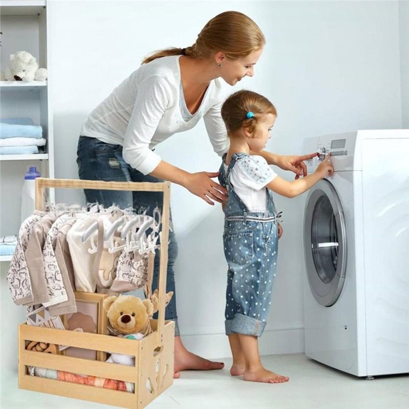A25F-Wooden Baby Shower Gift B - Baby Products Gift Hamper avaliação e preço
