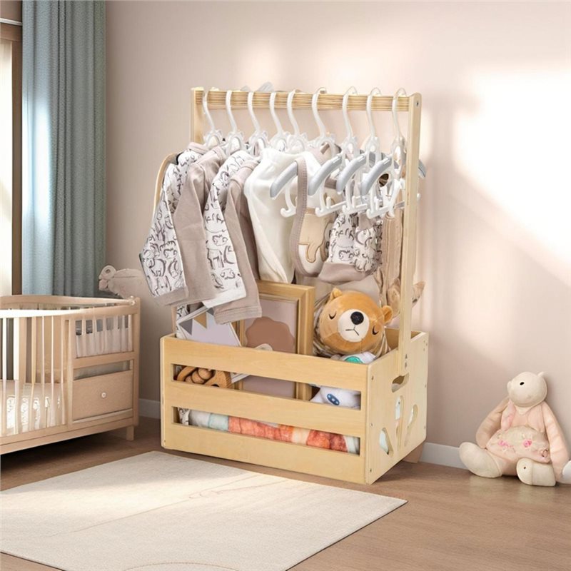 A25F-Wooden Baby Shower Gift B - Baby Products Gift Hamper avaliação e preço