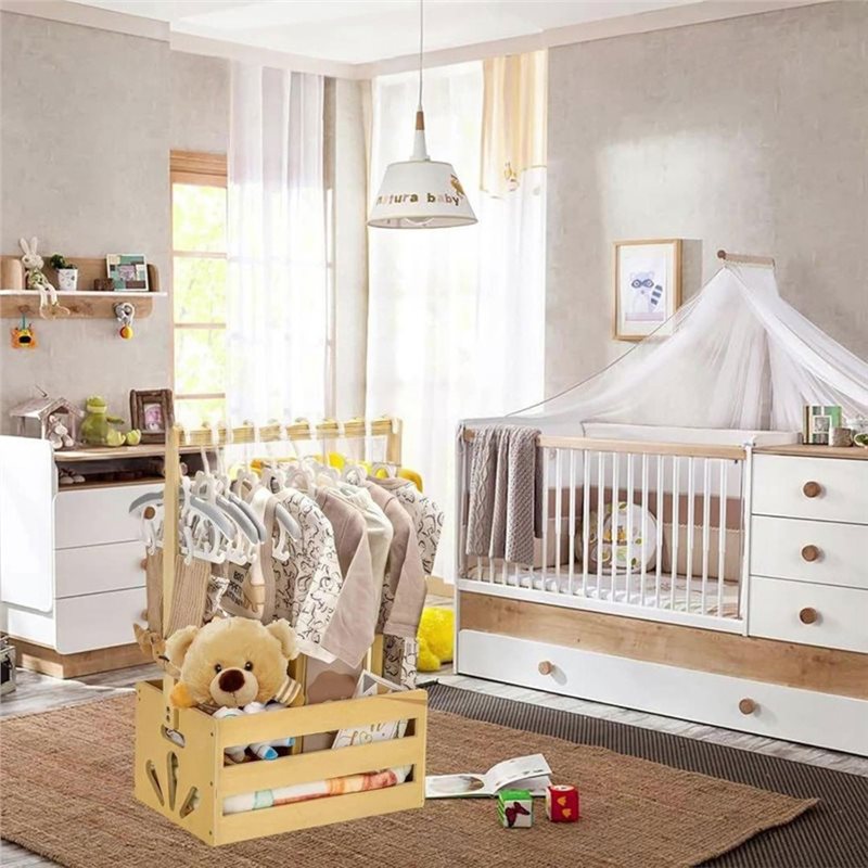 A25F-Wooden Baby Shower Gift B - Baby Products Gift Hamper avaliação e preço