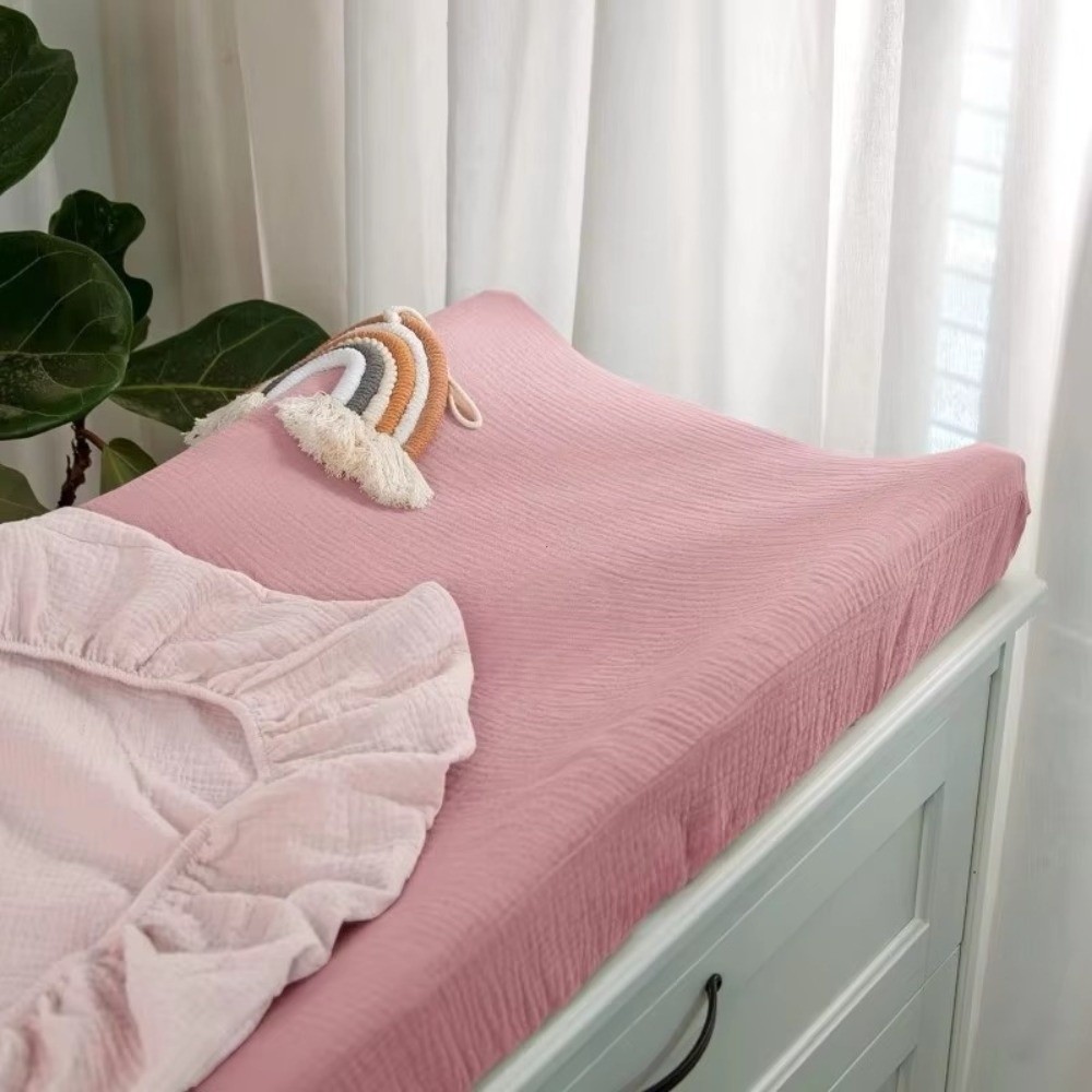 2PCS Breathable Cotton Diaper  - Diaper Changing Mat avaliação e preço