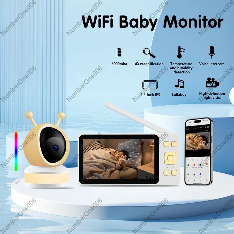 5 Inch HD Baby Monitor, Wirele - Wireless Baby Monitor avaliação e preço