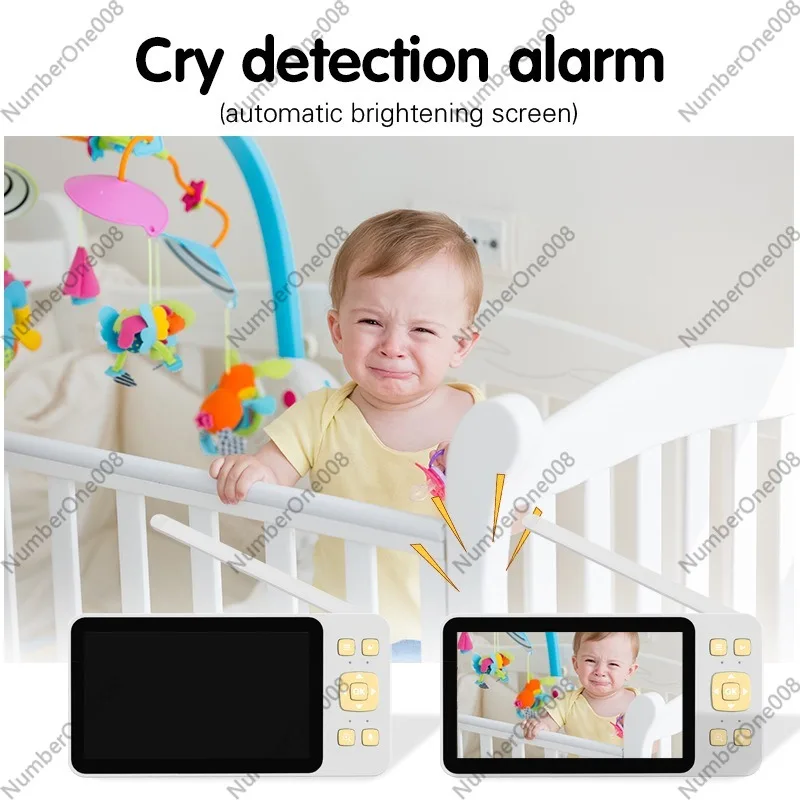 5 Inch HD Baby Monitor, Wirele - Wireless Baby Monitor avaliação e preço