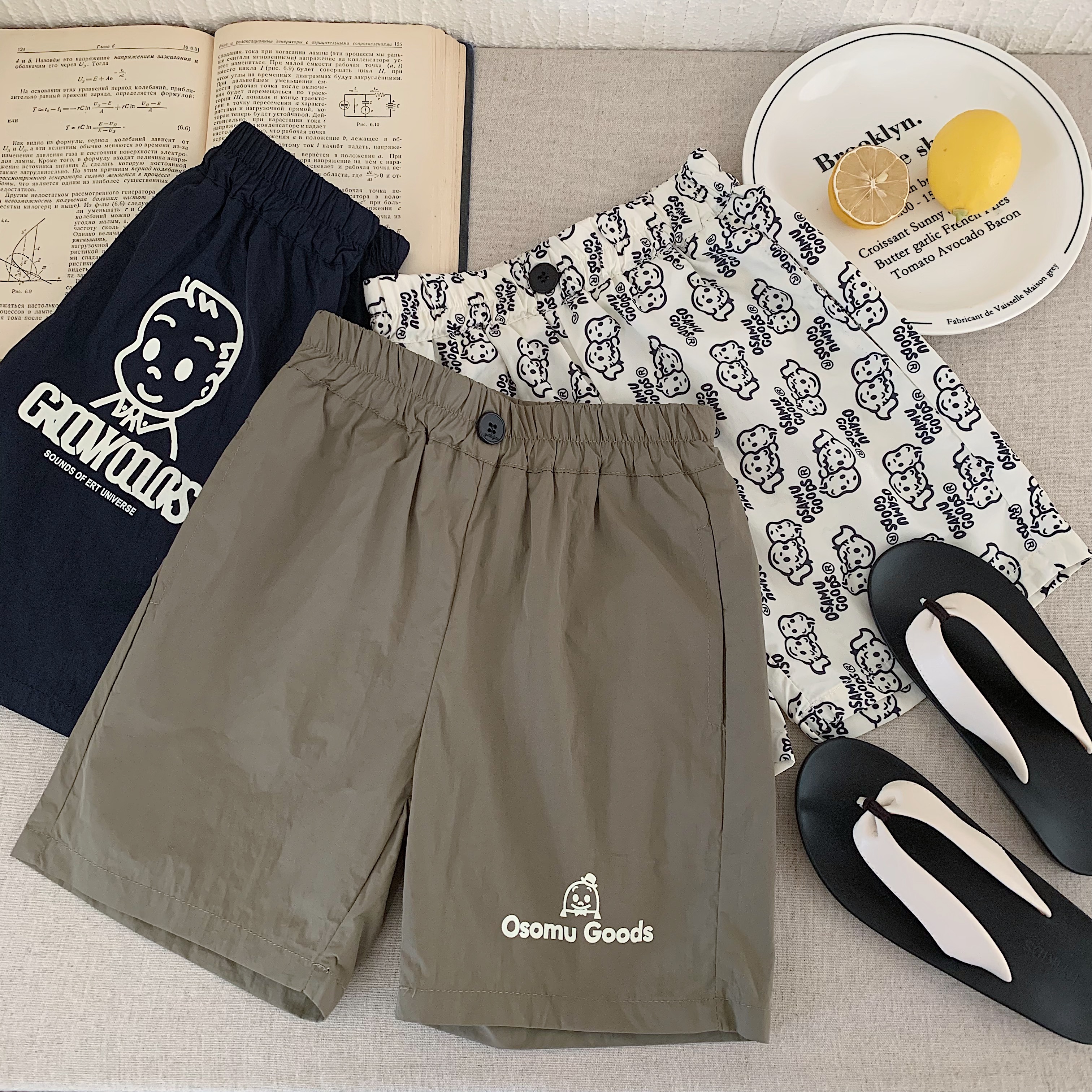 Children's shorts 2025 with ad - Baby Products Ads avaliação e preço
