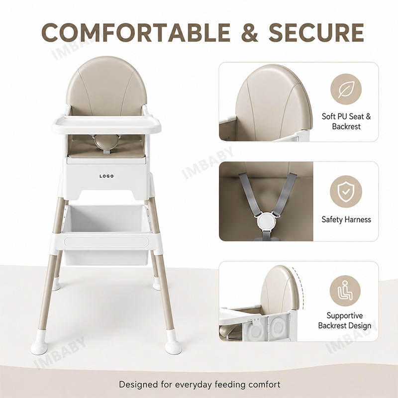 IMBABY Baby High Chair with St - Baby High Chair Booster avaliação e preço