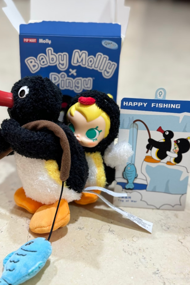 POP MART Baby Molly X Pingu Ha - Baby Products Pack avaliação e preço