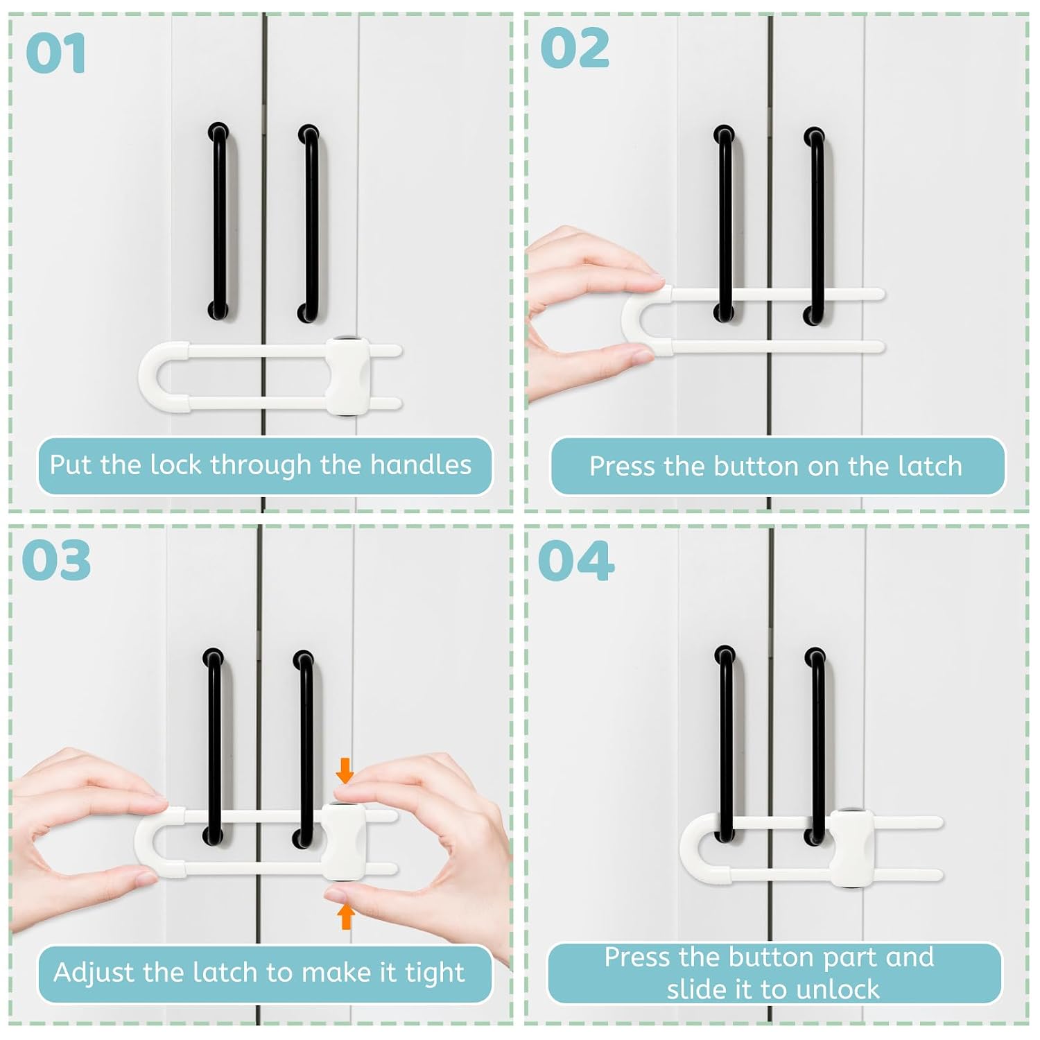 6 Pack U-Shaped Baby Safety Ca - Baby Products You Need avaliação e preço