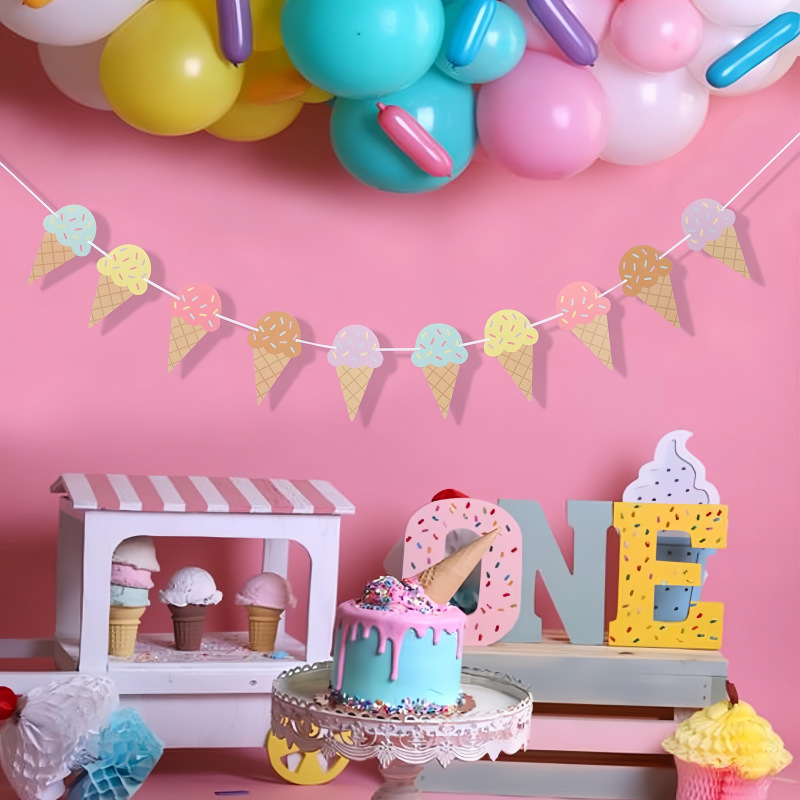 Sweet Ice Cream Theme Paper Ba - Baby Products Moisturizer avaliação e preço