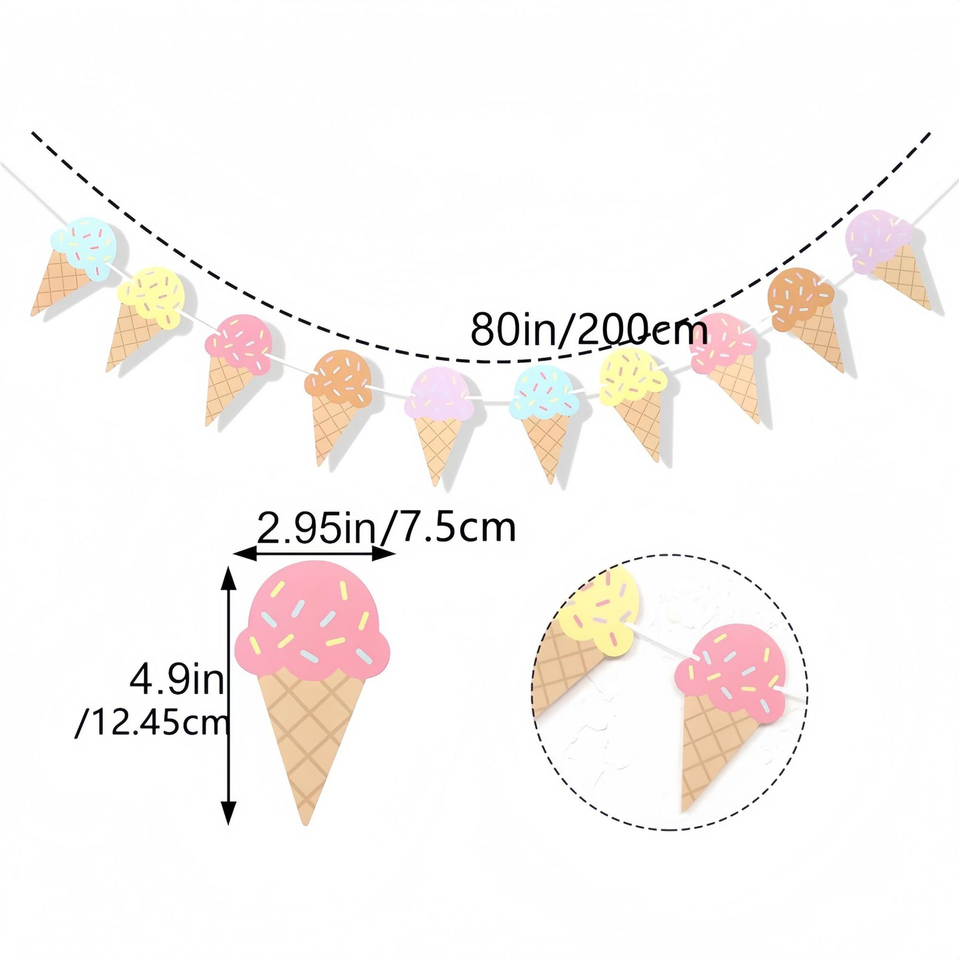 Sweet Ice Cream Theme Paper Ba - Baby Products Moisturizer avaliação e preço
