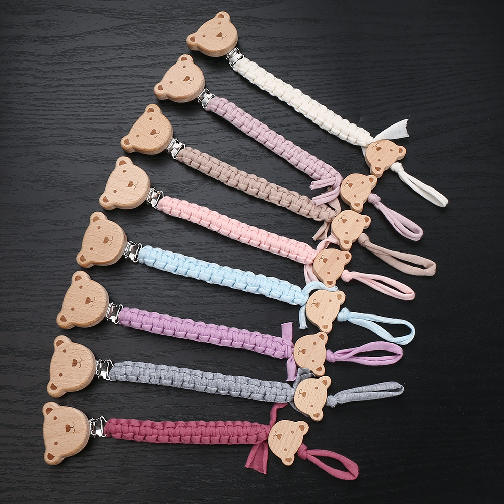 Baby Pacifier Chain Beech Wood - Baby Products Moisturizer avaliação e preço