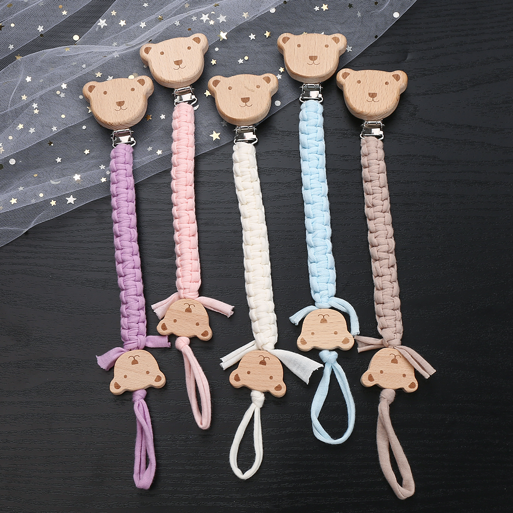 Baby Pacifier Chain Beech Wood - Baby Products Moisturizer avaliação e preço