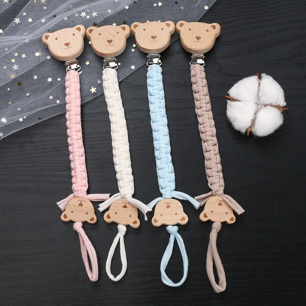 Baby Pacifier Chain Beech Wood - Baby Products Moisturizer avaliação e preço