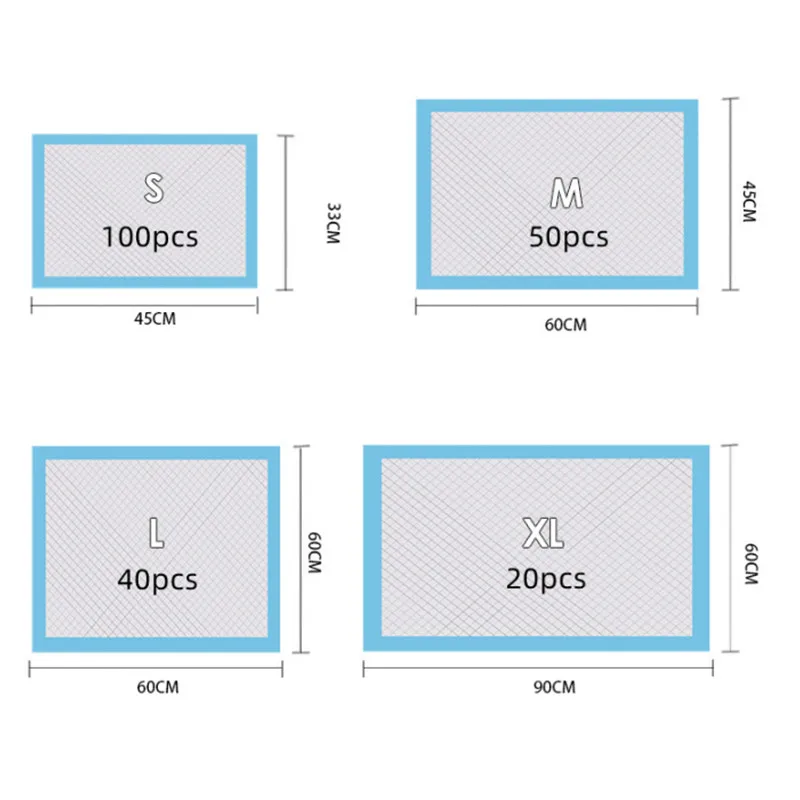 100/50/40/25PCS High Absorbent - Diaper Changing Mat avaliação e preço