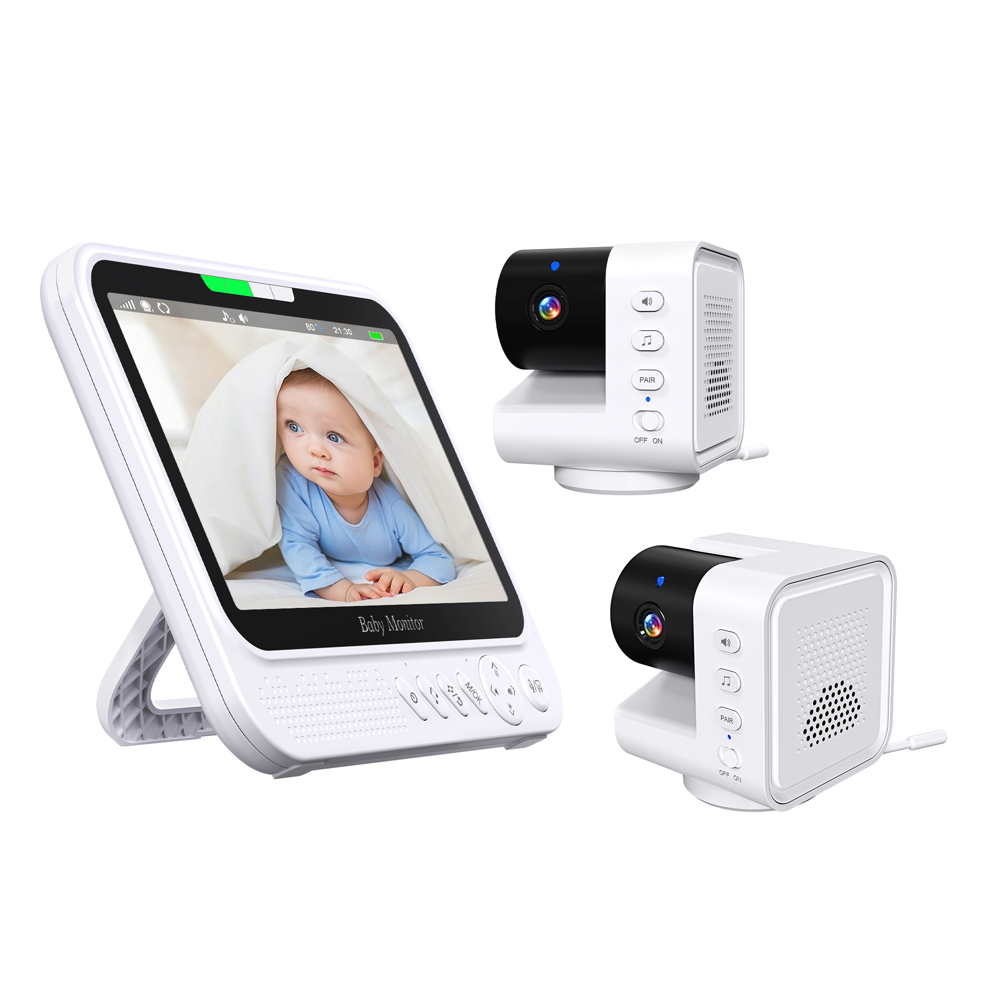 7inch IPS Screen 1v2 Wireless  - Wireless Baby Monitor avaliação e preço