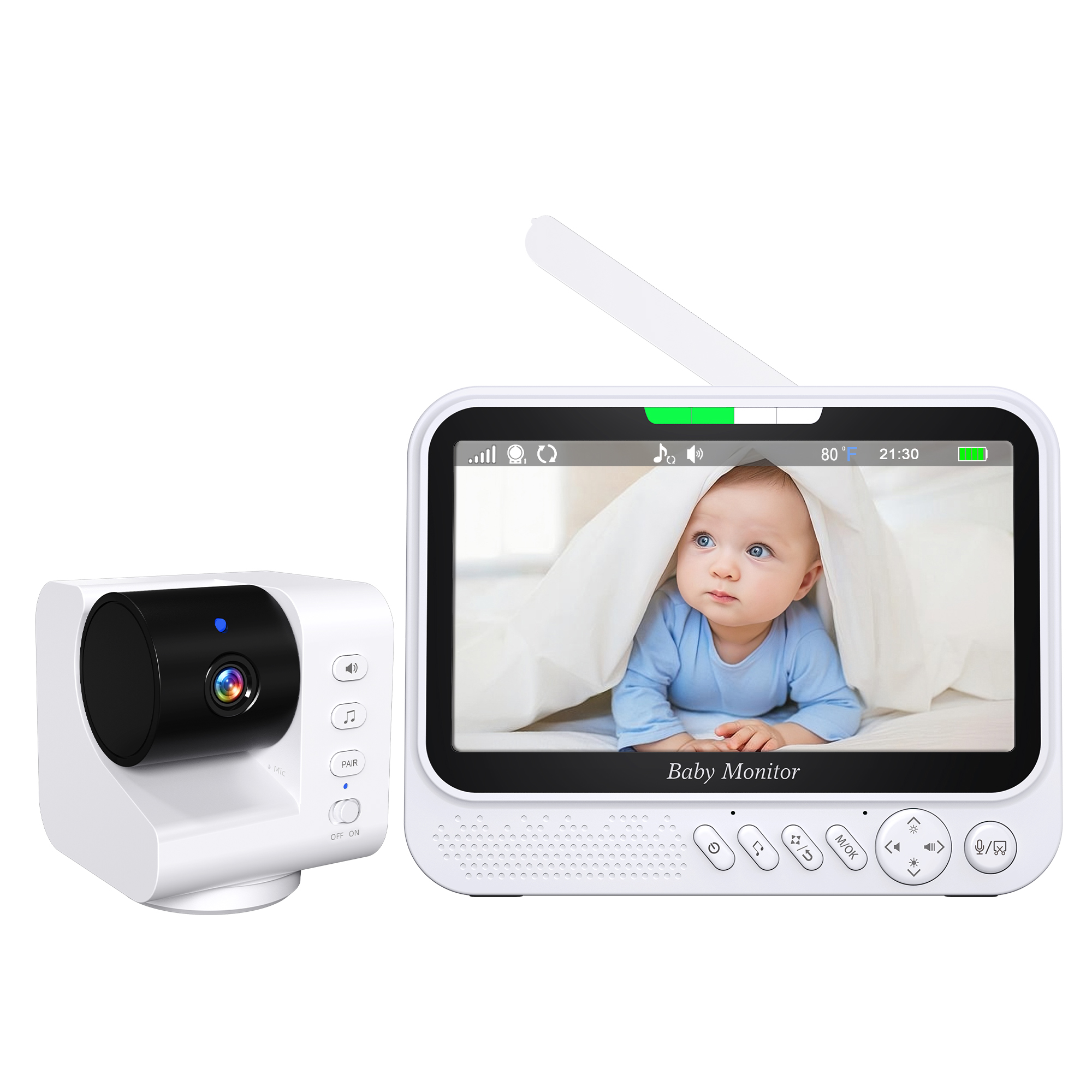 7inch IPS Screen 1v2 Wireless  - Wireless Baby Monitor avaliação e preço