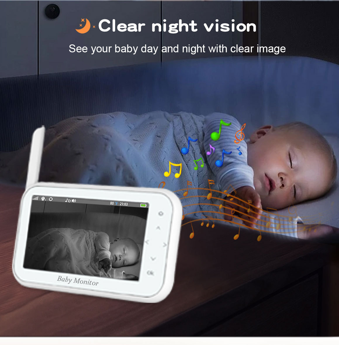720P Wireless PTZ Baby Monitor - Wireless Baby Monitor avaliação e preço
