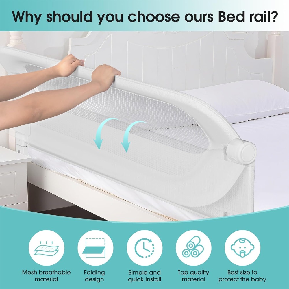 Baby Bed Rail Guard for Toddle - Baby Products avaliação e preço